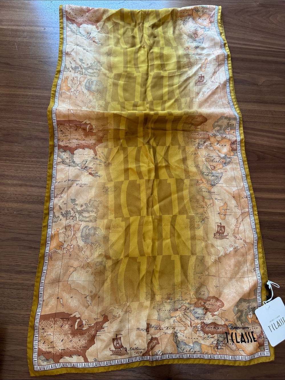 Alviero Martini silk scarf